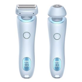 Women's Waterproof Underarm Private Parts Lady Shaver (Option: Pink-USB)