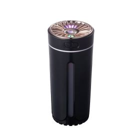 Phantom Cup Air Humidifier Silent Colorful Diffuser (Option: Black-Charge-USB)