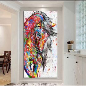 Handmade Oil Painting Canvas Wall Art Decoration Modern Animal Home Entryway Living Room Bedroom Luxurious Decoration Painting (size: 100x150cm)