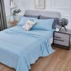 3/4 Piece Bed Sheet Set 1800 Count Microfiber Deep Pocket Hotel Bed Sheet