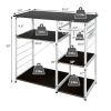 Home Kitchen Baker's Rack Microwave And Food Industrial Shelf