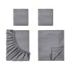 3/4 Piece Bed Sheet Set 1800 Count Microfiber Deep Pocket Hotel Bed Sheet
