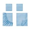 3/4 Piece Bed Sheet Set 1800 Count Microfiber Deep Pocket Hotel Bed Sheet