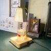 Aromatherapy Wax Melting Lamp Made Entirely Of Wood With USB