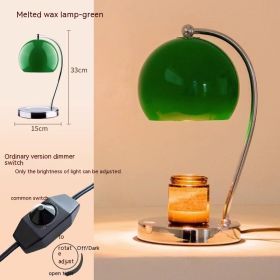 Dopamine Fragrance Lamp Wax Melting Lamp Bedroom Bedside Lamp Advanced Sense Ambience Light Gift Decoration Night Light (Option: Green Dimmer Switch-US)